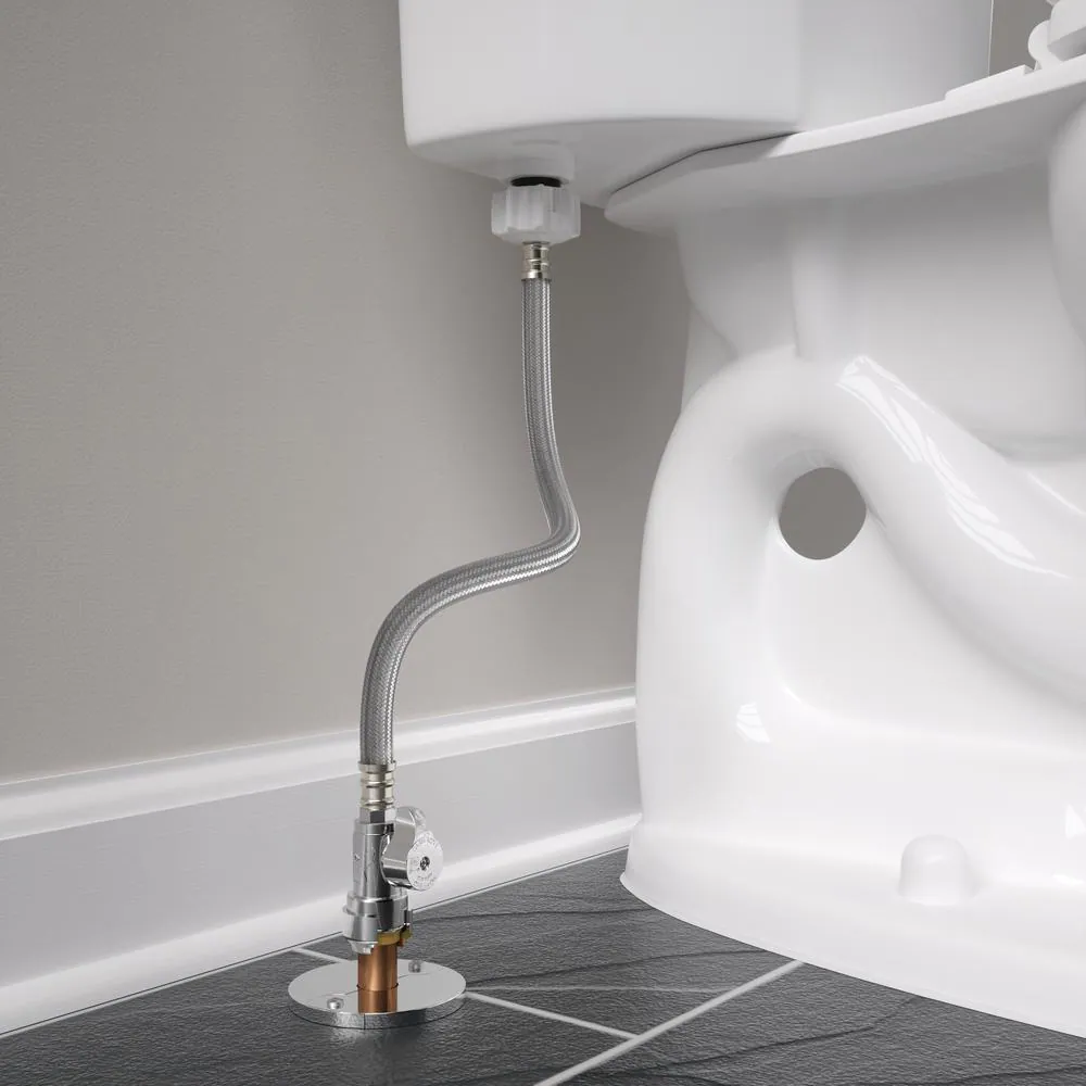 SharkBite Click Seal 1/2 in. x 7/8 in. x 16 in. Push-to-Connect Straight Stop Toilet Connector