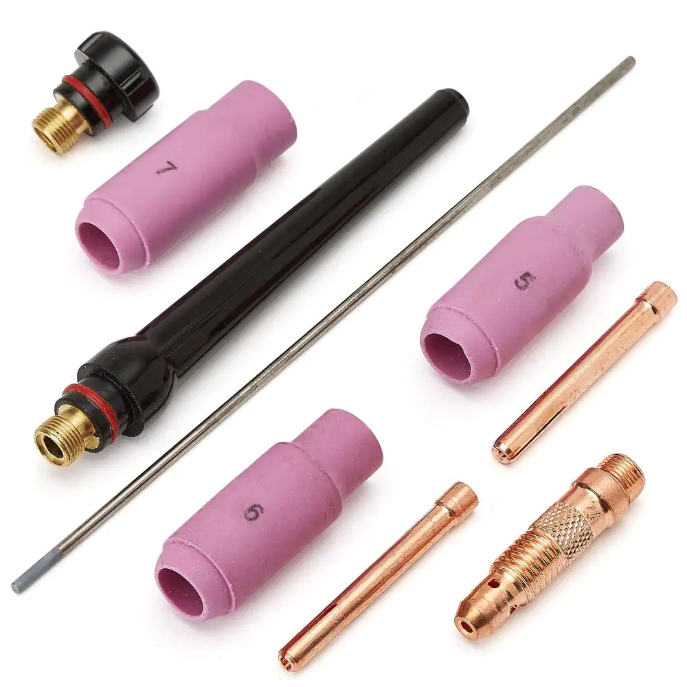 PrimeWeld TIG225X AC/DC Tig Stick Welder with CK17 Torch, Regulator Weld Aluminum 110/220 Pulse Welder