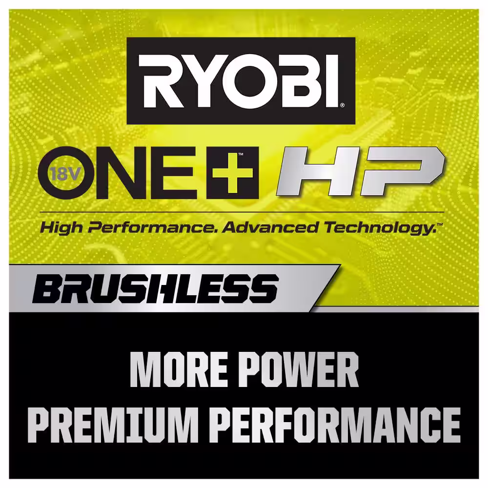 RYOBI ONE+ HP 18V Brushless Cordless 2-Tool Combo Kit with Drill/Driver, Reciprocating Saw, Batteries, Charger, and Bag