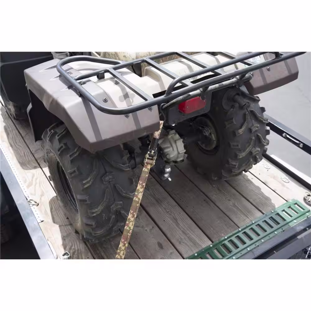 Keeper 1 in. x 12 ft. 500 lbs. Desert Camo Ratchet Tie Down Strap
