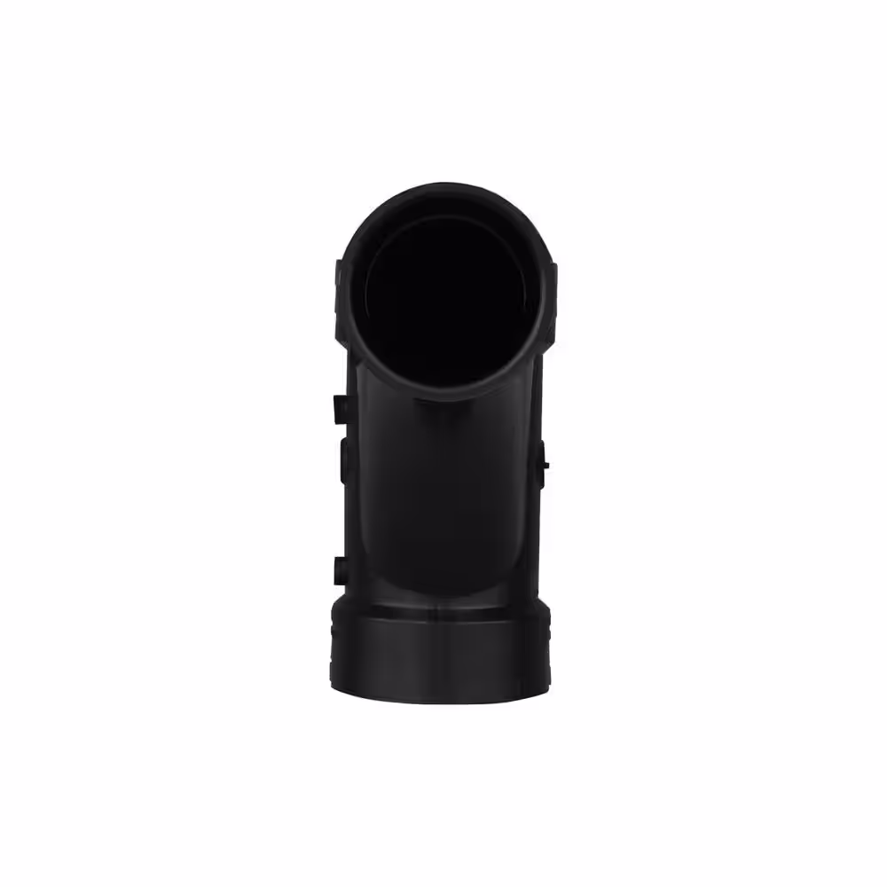 Charlotte Pipe 4 in. x 2 in. ABS DWV All Hub Long-Turn Tee Wye