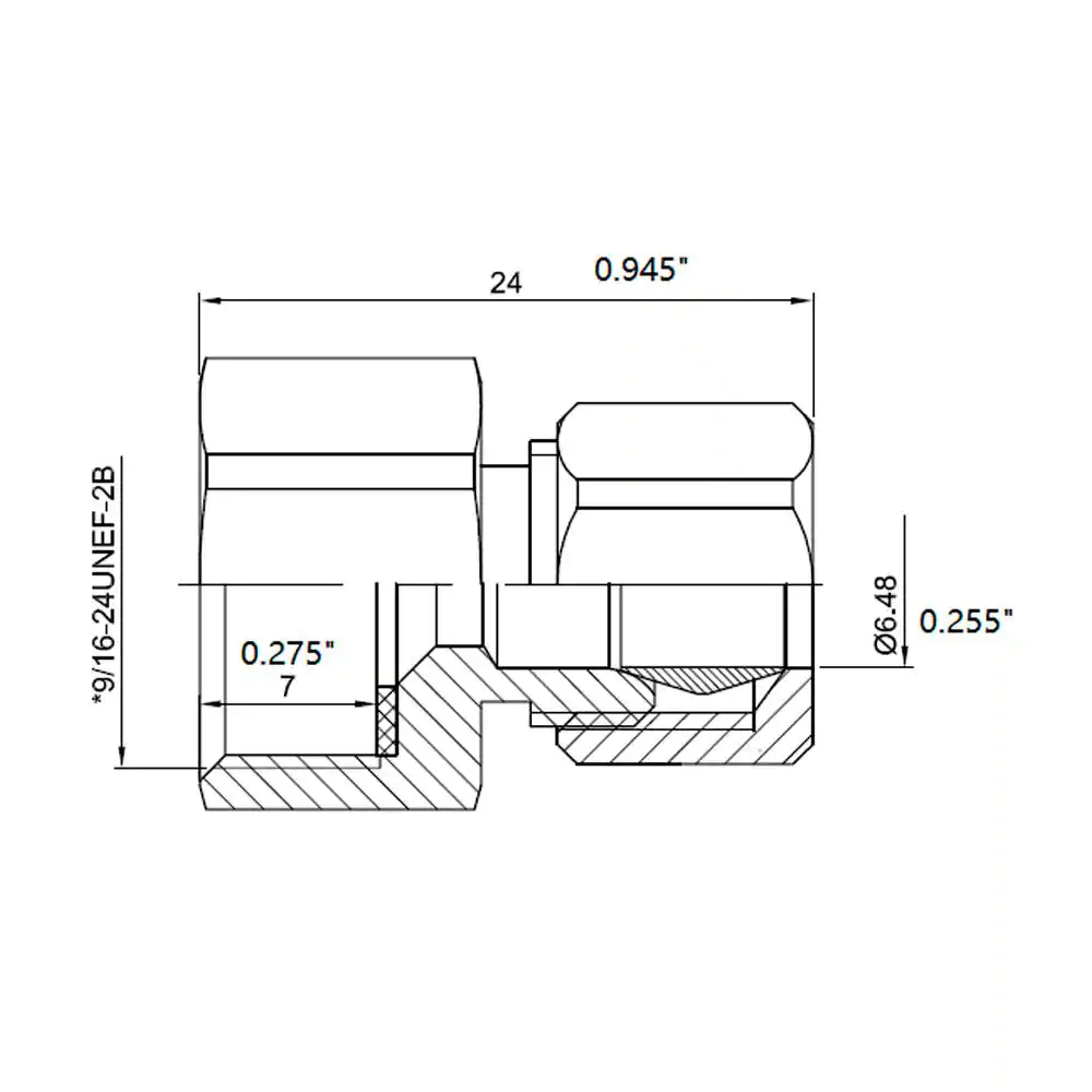 Everbilt 3/8 in. x 1/4 in. OD Compression Brass Reducing Coupling Fitting