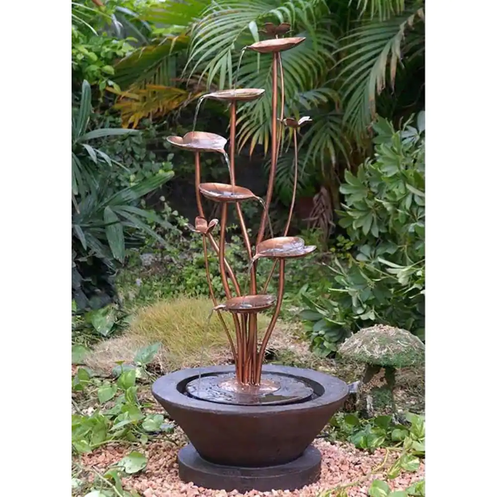 Fountain Cellar Acqua Di Loto Lotus Outdoor Fountain