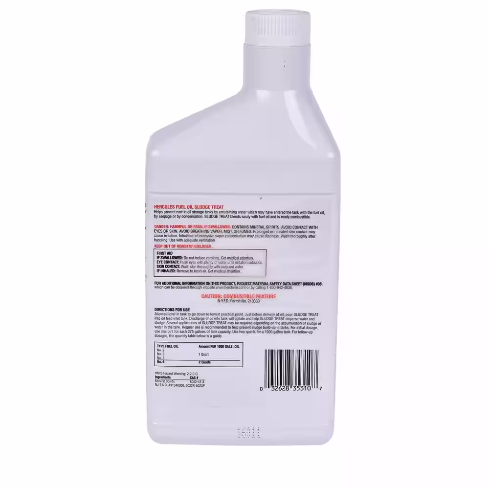OATEY 32 oz. Oil Tank Fuel Sludge Treatment and Fuel Tank Cleaner
