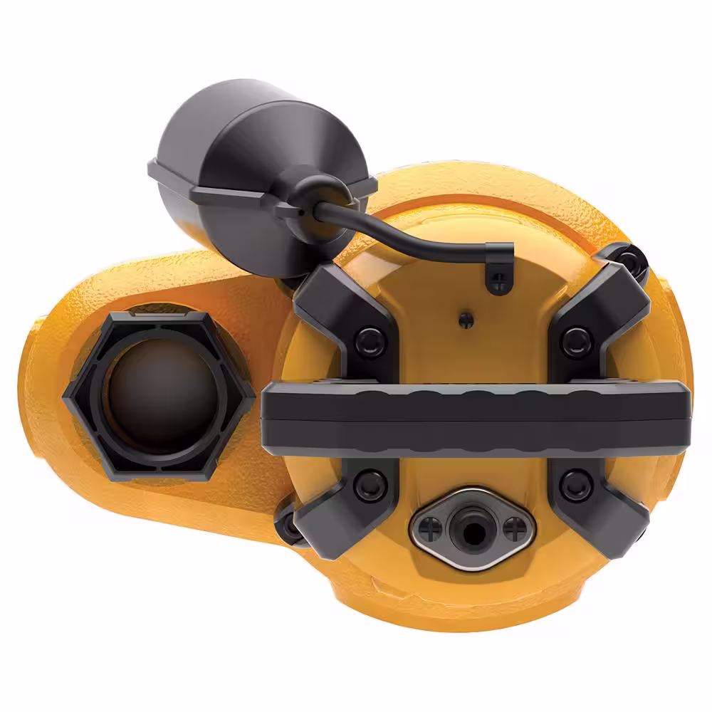 DEWALT 3/4 HP Stainless Steel/Cast Iron Submersible Sump Pump, Tethered Switch