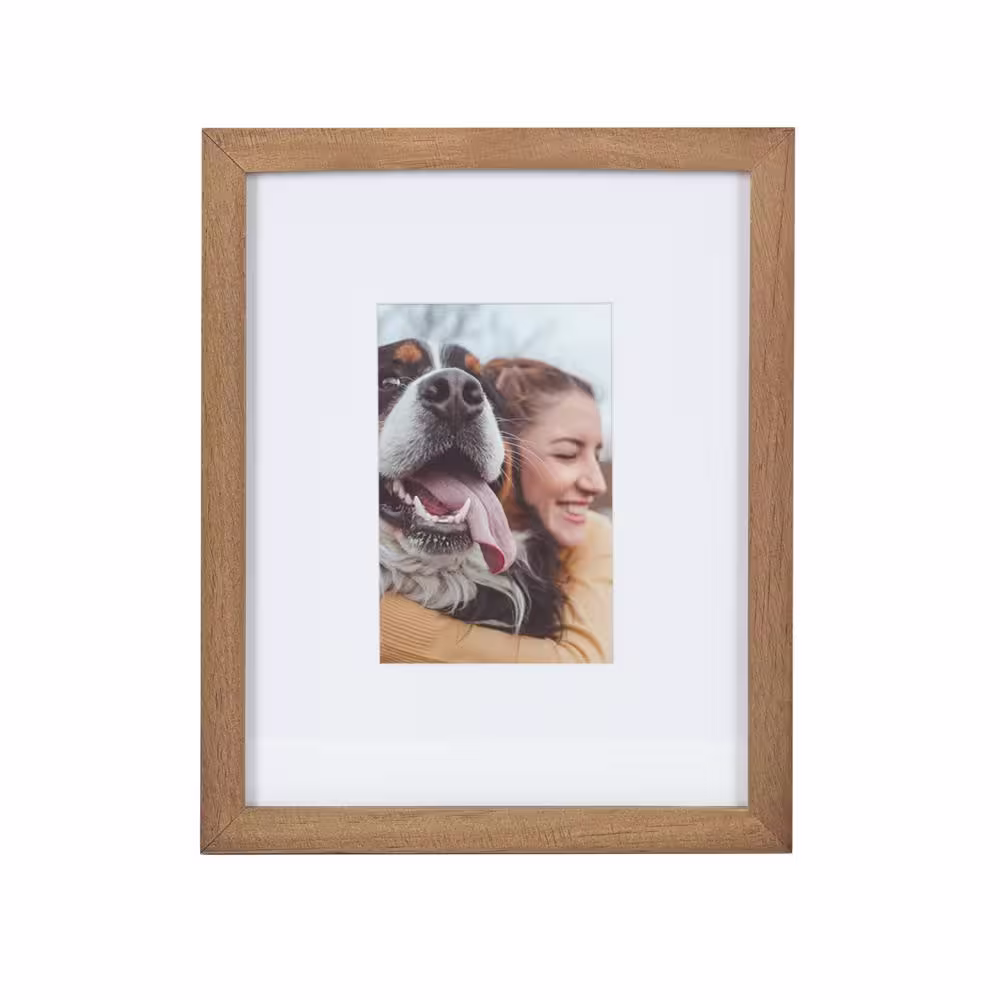 Kate and Laurel Gallery Natural Picture Frame (Set of 5)