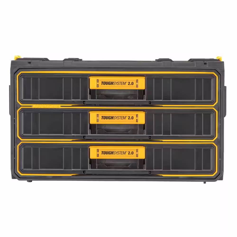 DEWALT Toughsystem 2.0, 12.3 in. W Tool Box 3-Drawer