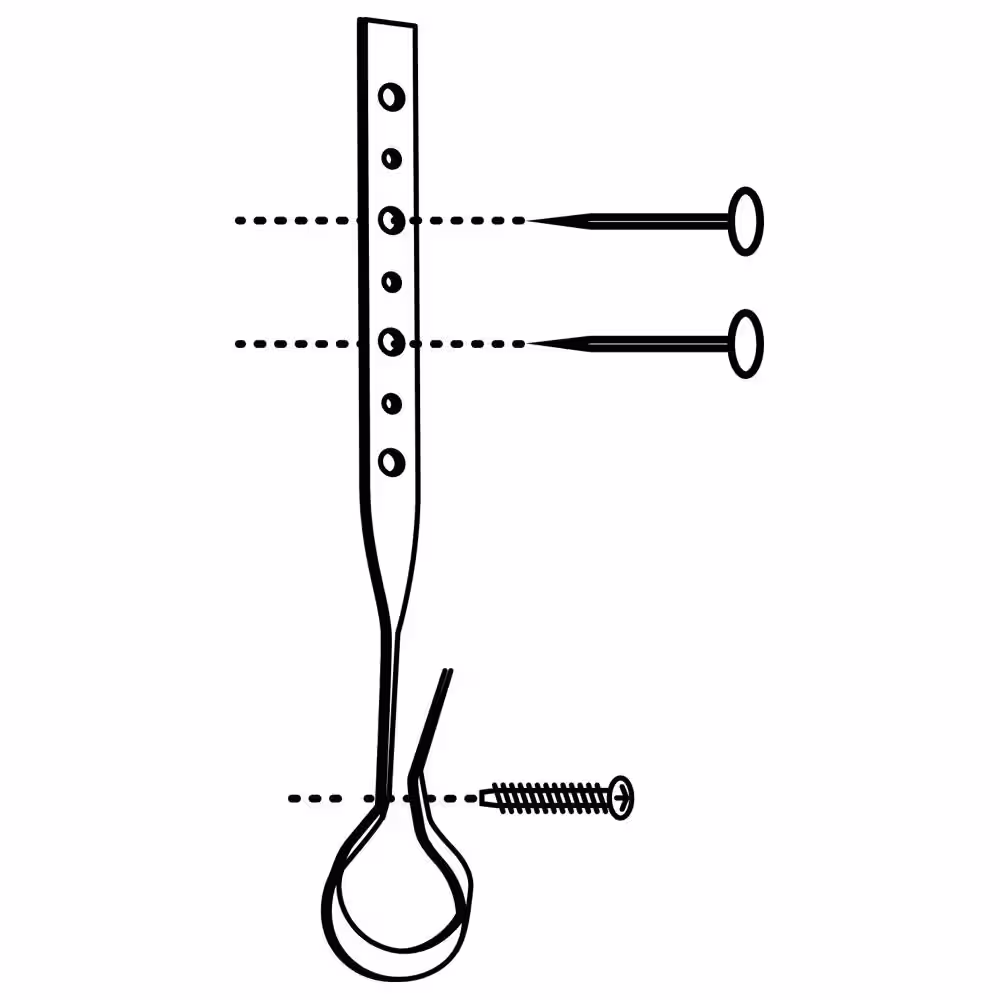 Oatey 4 in. Plastic Coated Galvanized DWV Pipe Hanger