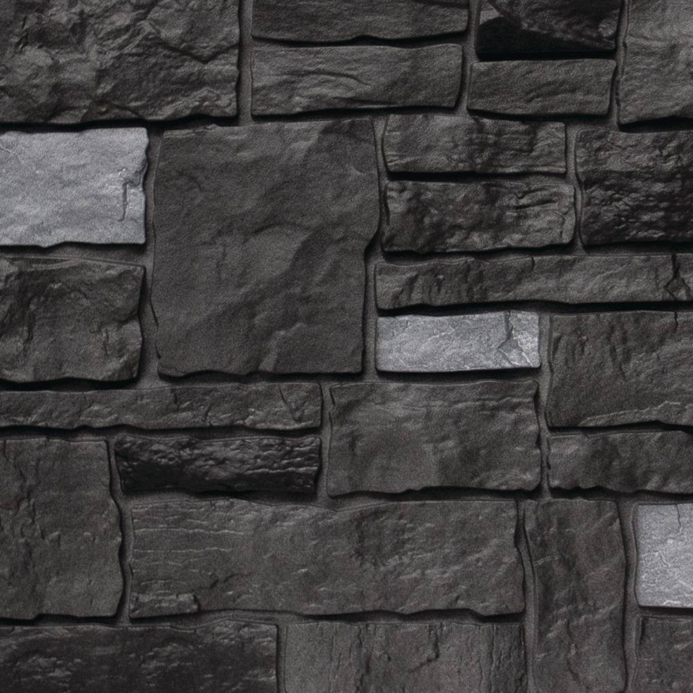 None NovikStone AC Artisan Cut Corner (6.1 in. x 21.3 in.) Stone Siding Corner in Carbon (5 Per Box, 7.92 lin. ft.)