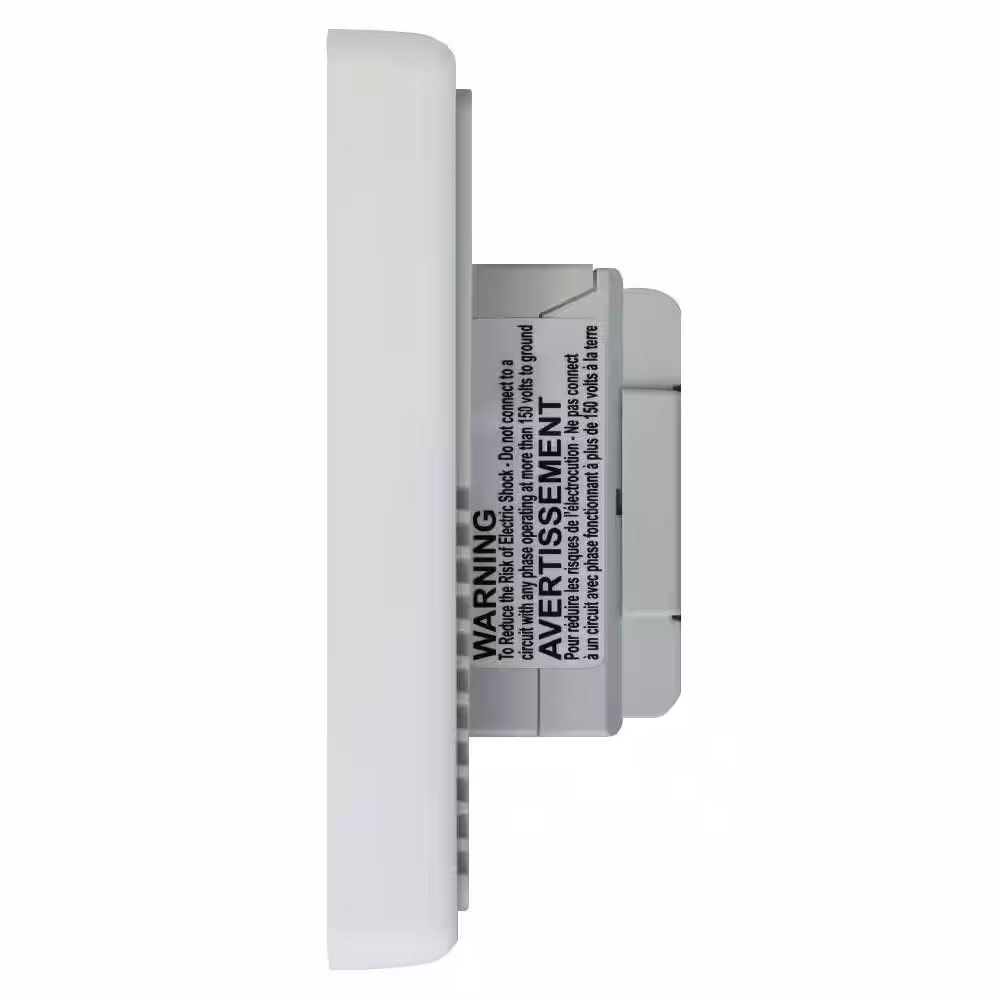 QuietWarmth 120-Volt/240-Volt Programmable WIFI Enabled Smart Touch Thermostat with Floor Sensor