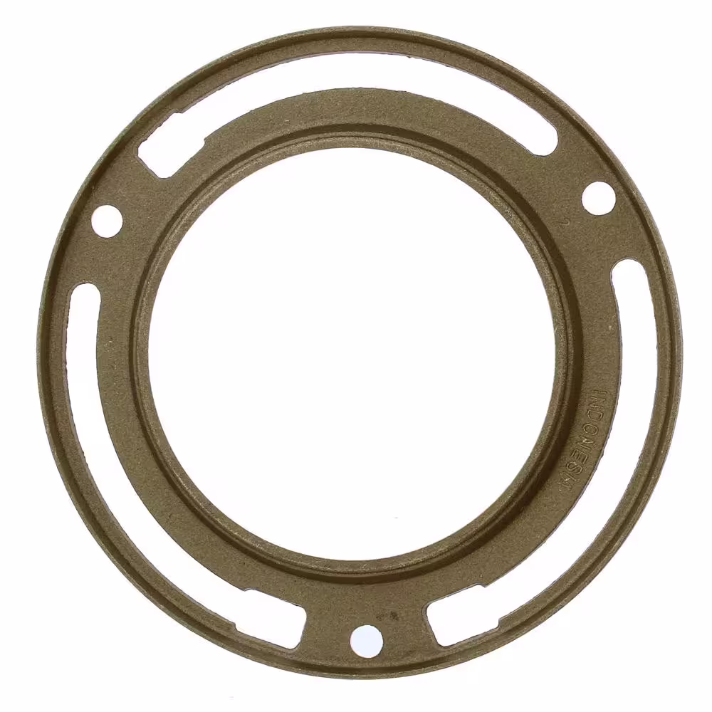 JONES STEPHENS 7 in. O.D. 14 Oz. Brass Water Closet (Toilet) Flange