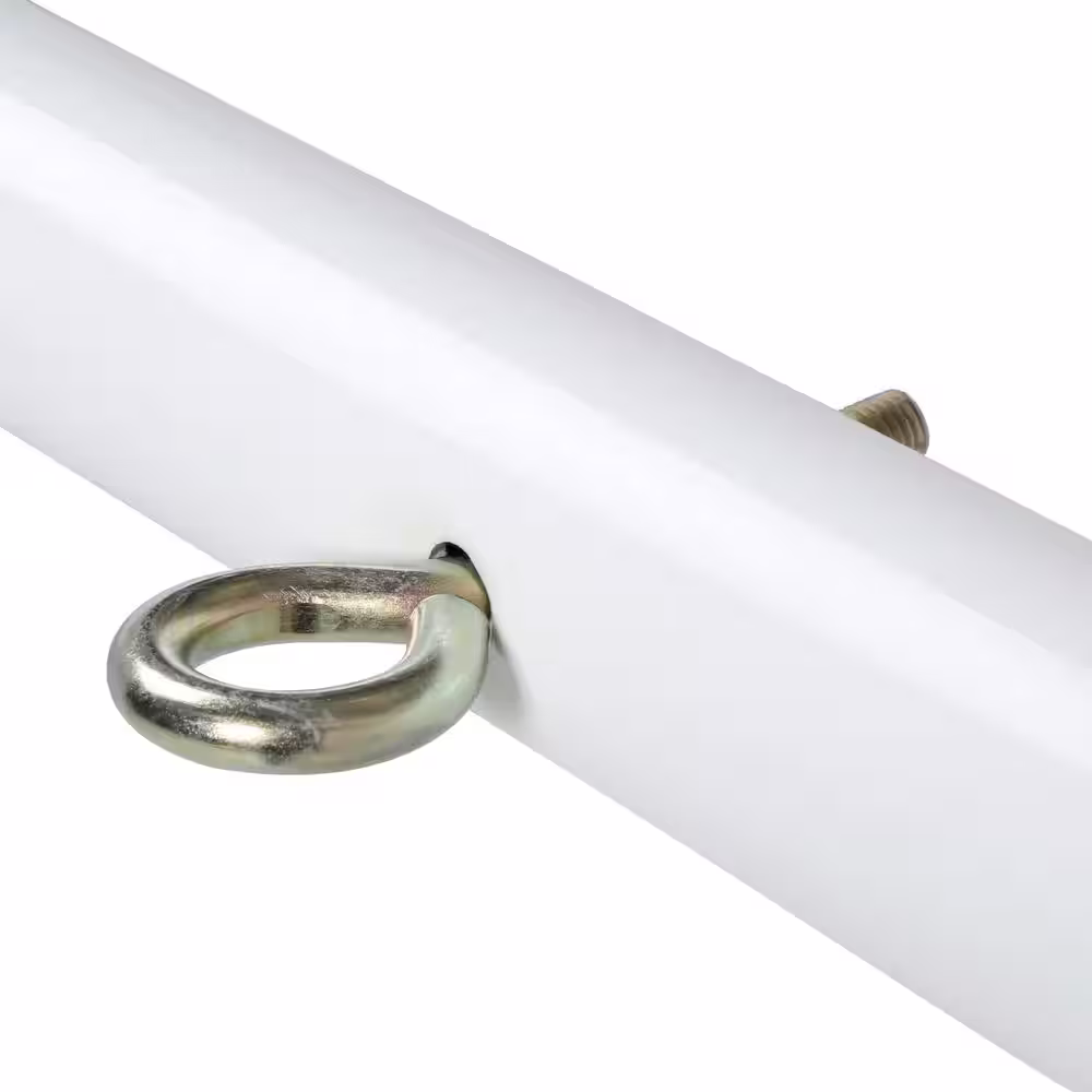 Honey-Can-Do 72 in. H x 45 in. L x 3 in. W 5-Line T-Post Dryer