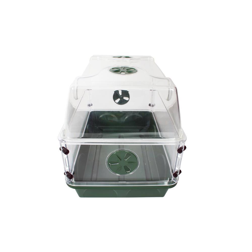 EarlyGrow Seed and Herb Domed Propagator and Tray with Vented Side Extension