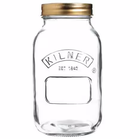 KILNER Canning Glass Canning Jar 34 oz. - (Set of 6)