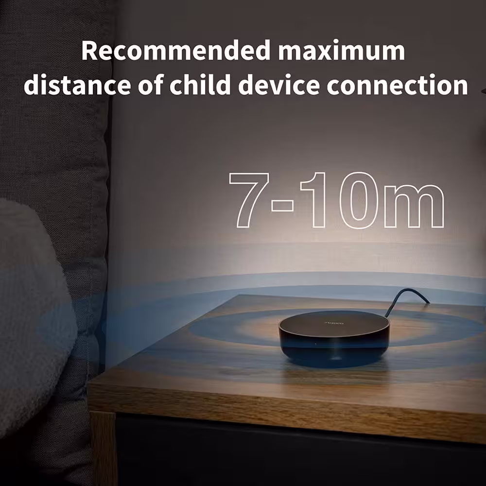 Aqara Smart Hub M2 (2.4 GHz Wi-Fi Required), Smart Home Bridge for Alarm System, IR Remote Control, Home Automation