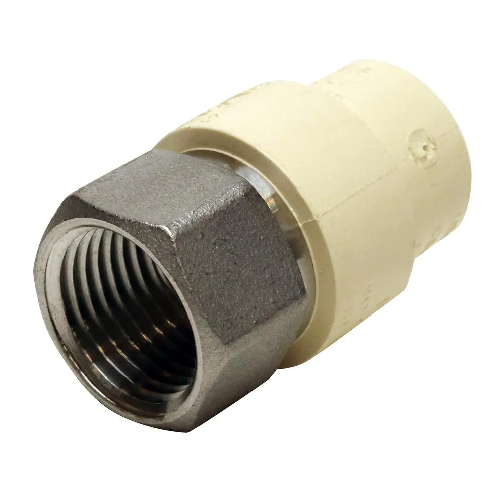 Apollo 1/2 in. x 1/2 in. CPVC CTS Slip Stainless Steel FPT Adapter