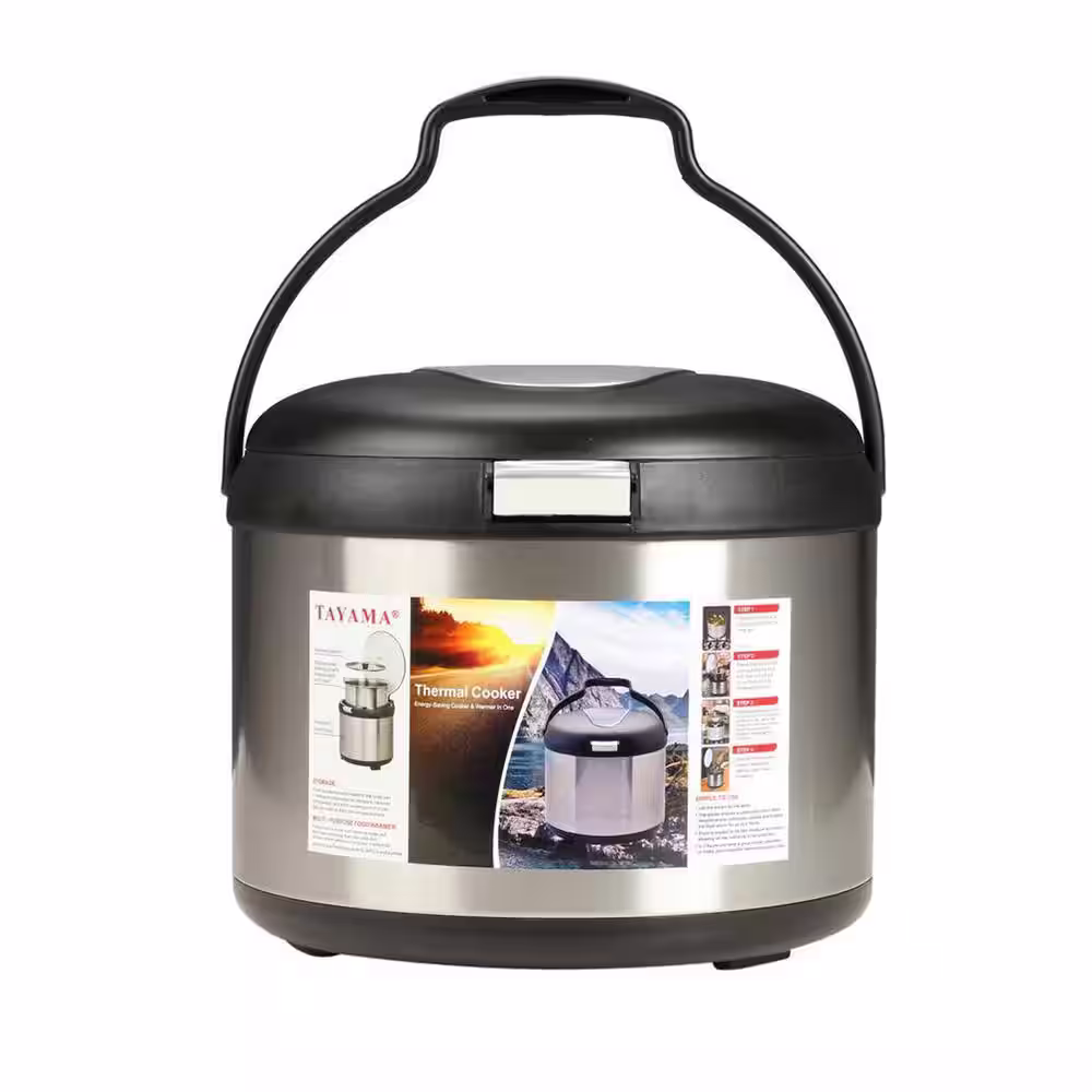 Tayama 5 qt. Stainless Steel Energy-Saving Thermal Cooker Stock Pot