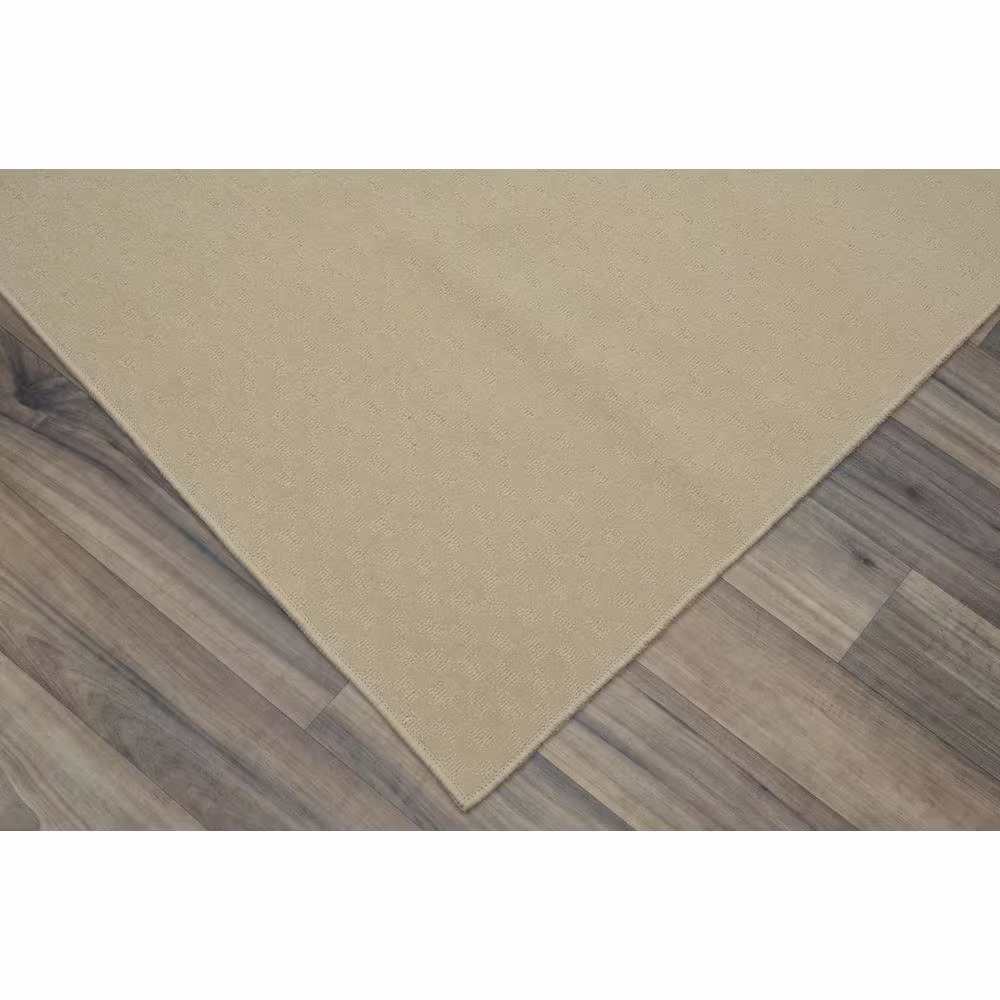 Garland Rug Medallion Tan 3 ft. x 12 ft. Runner Rug