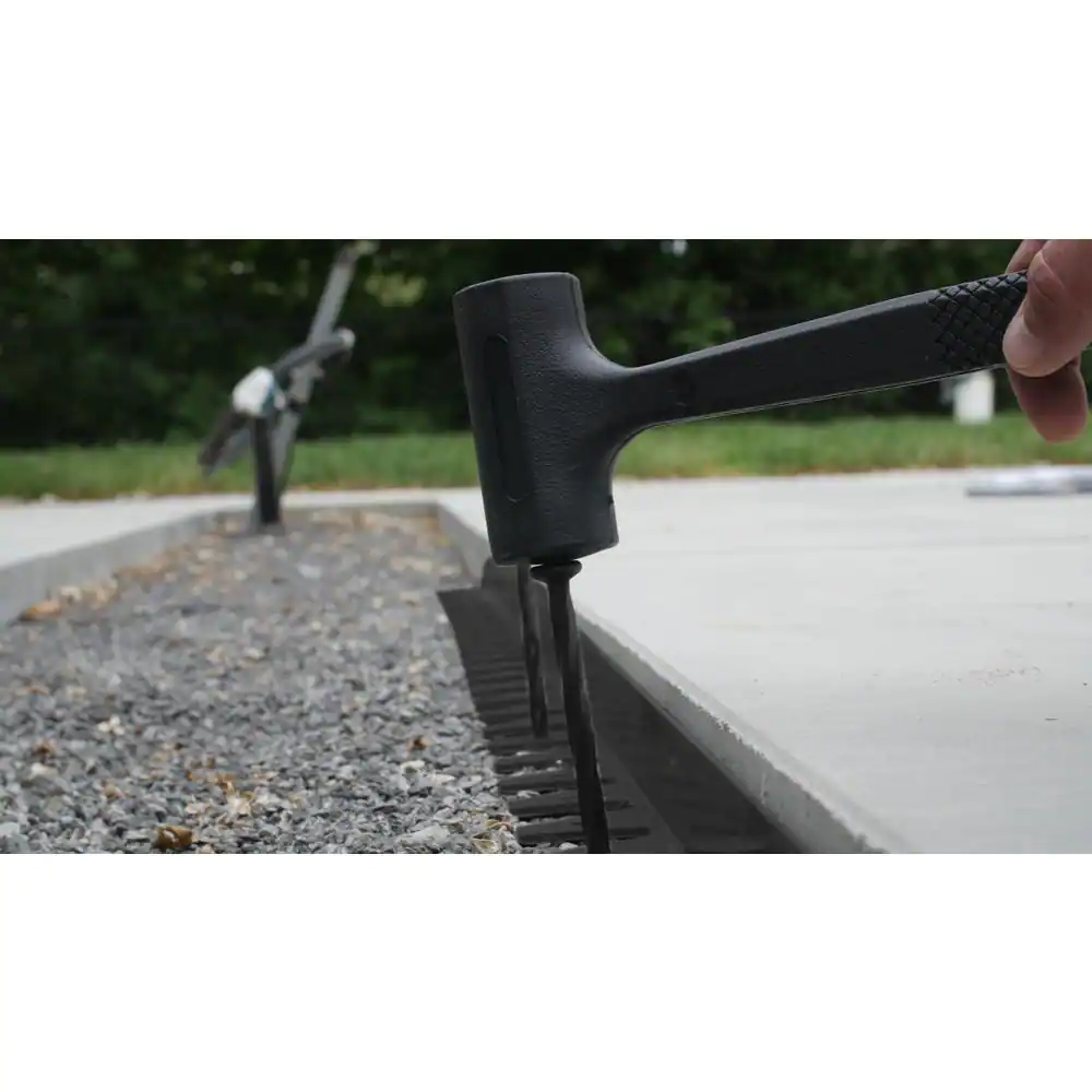 Technoflex Pro Anchoring 8 in. Black Nylon Professional Grade Edging Spikes (60-Pack)