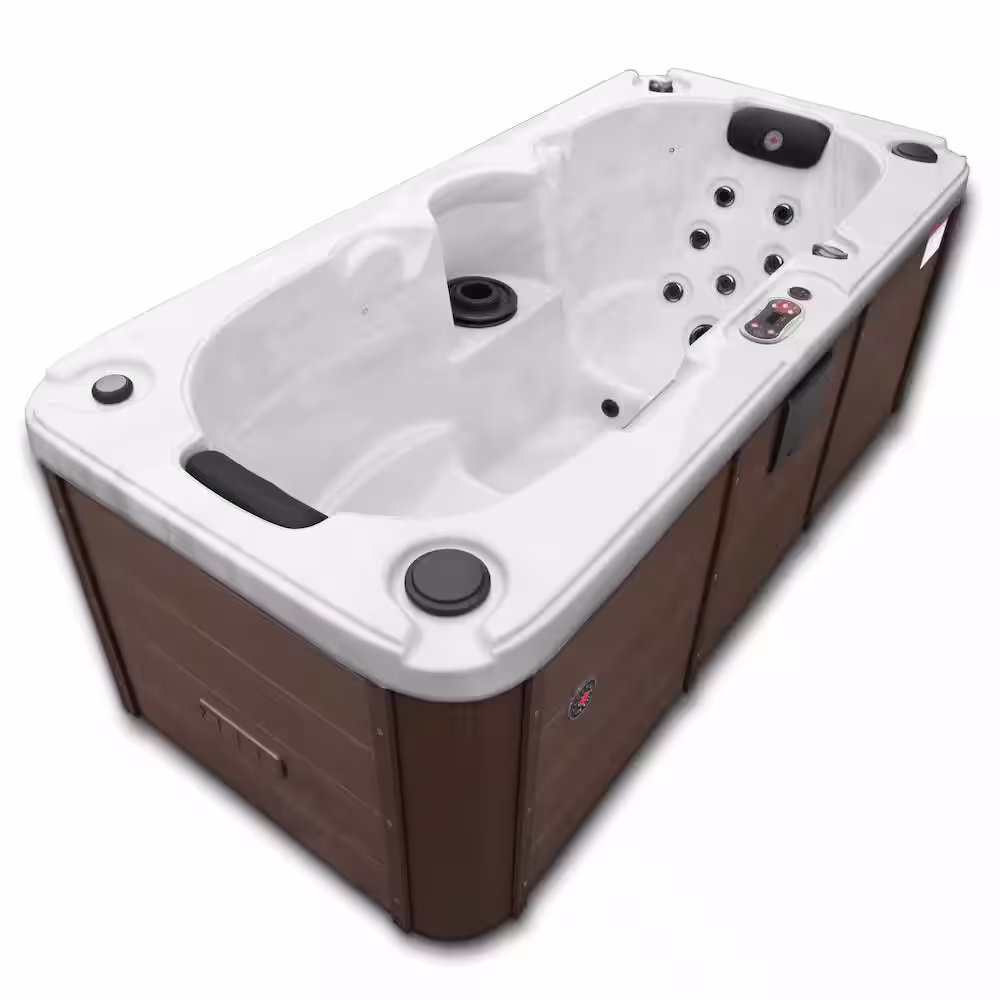 Canadian Spa Company Yukon 2-Person 16-Jet Plug and Play Hot Tub with LED Lighting and Bluetooth Audio