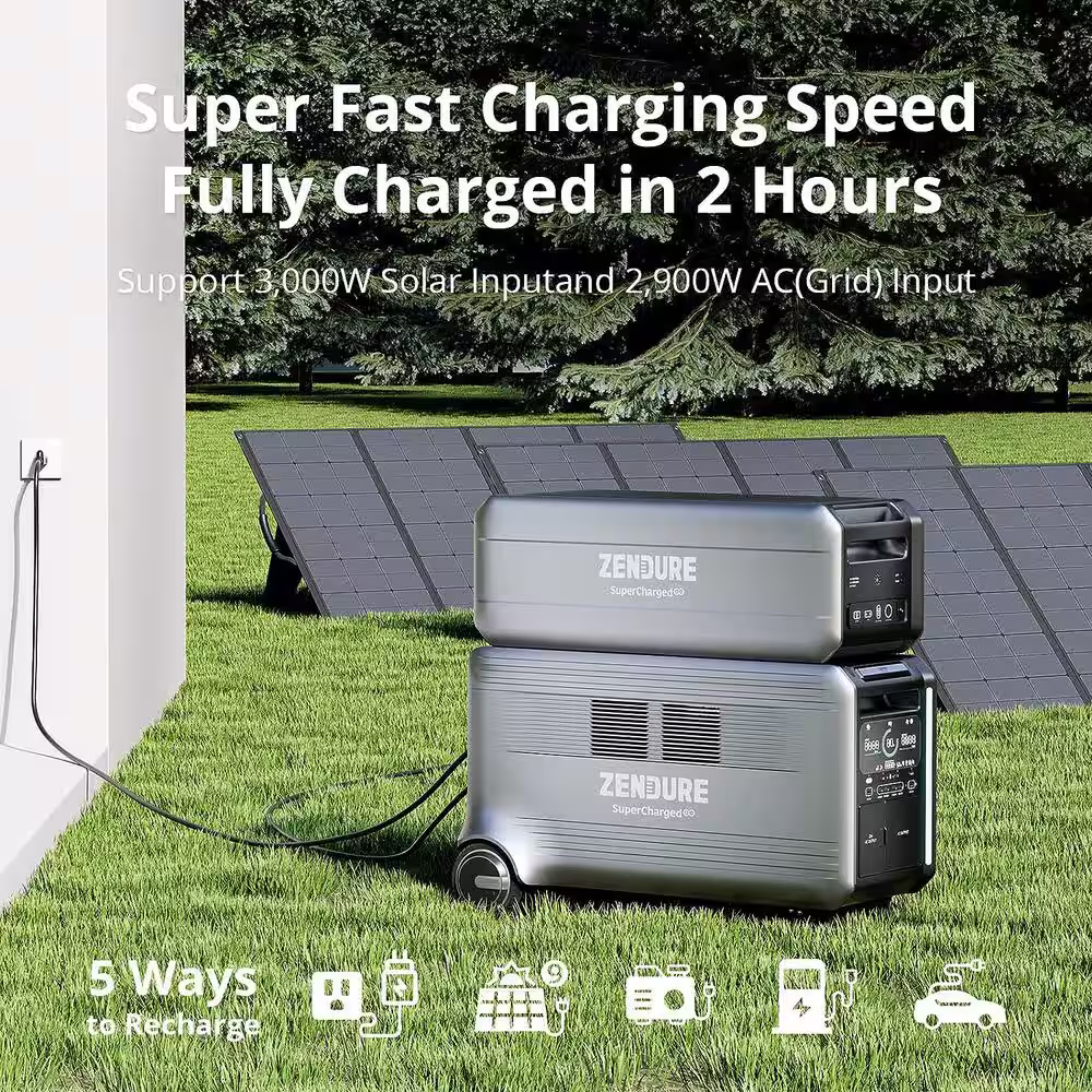 Zendure SuperBase B4600 - 600W Satellite Solar Generator Battery