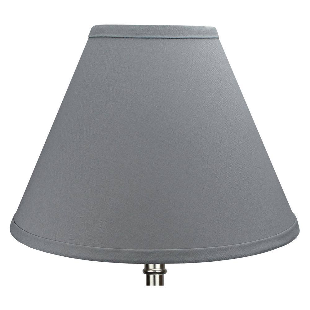 FenchelShades.com Fenchel Shades 12 in. Width x 8.25 in. Height Graphite/Nickel Finish Empire Lamp Shade