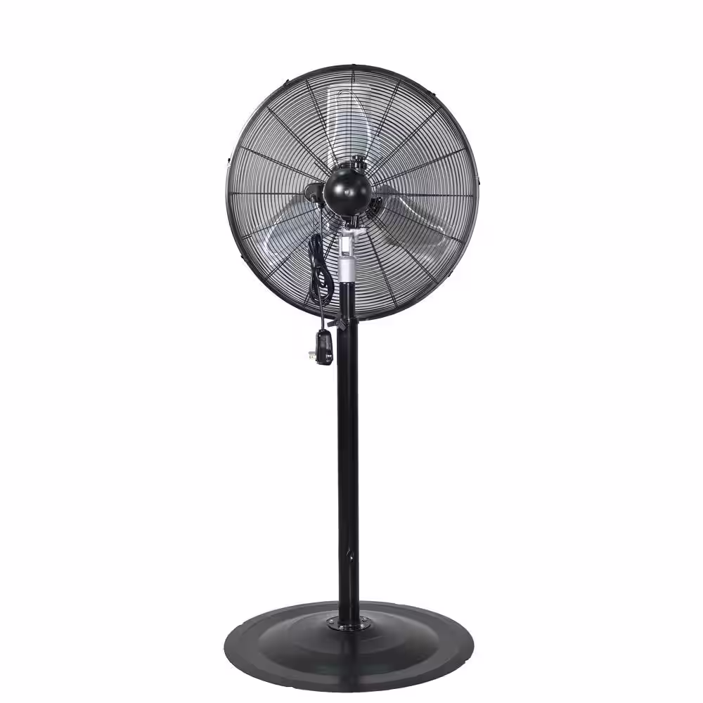 K Tool International 24 in. Waterproof Oscillating Pedestal Fan