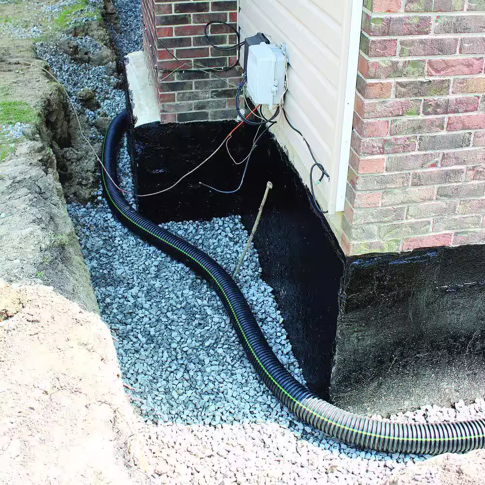 Advanced Drainage Systems 4 in. x 50 ft. Singlewall Solid Drain Pipe
