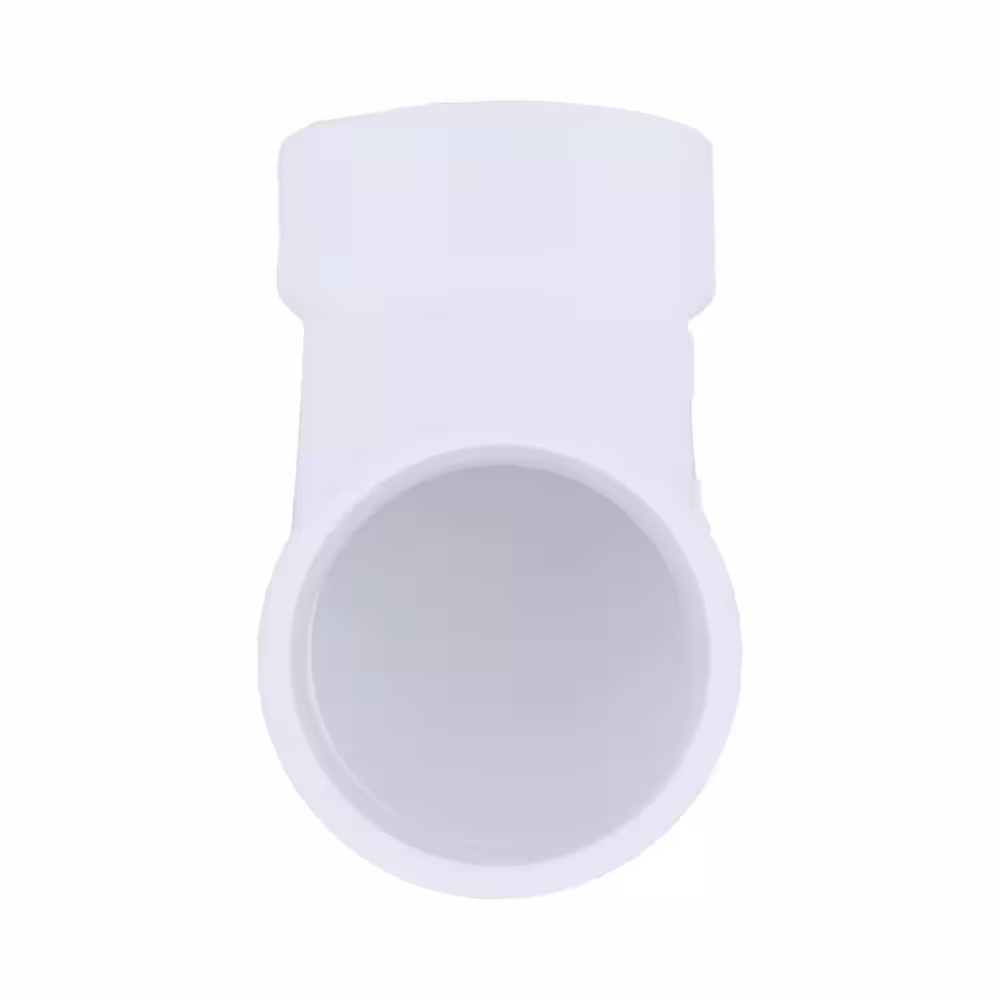 Charlotte Pipe 4 in. PVC DWV 90-Degree Hub x Hub Street Elbow Fitting