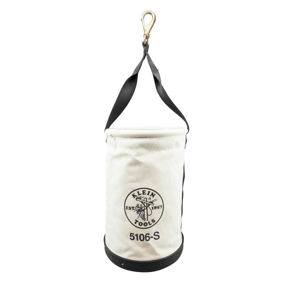 Klein Tools 9 in. Straight-Wall Tool Bucket with Swivel Snap
