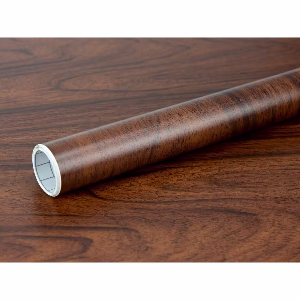 Fablon Brown Walnut Deep Adhesive Film