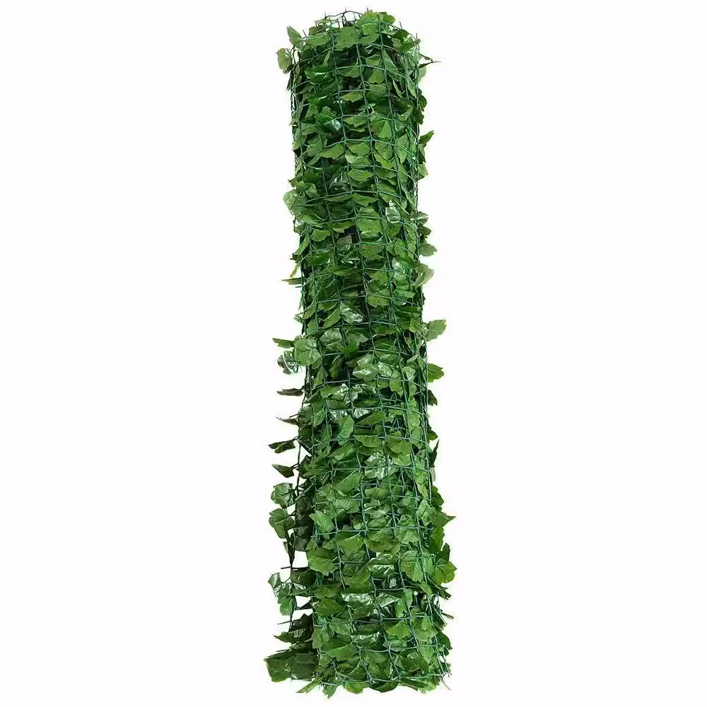Costway 40 in. x95 in. Green Faux Ivy Leaf Decorative Privacy Fence Screen Artificial Hedge Fencing