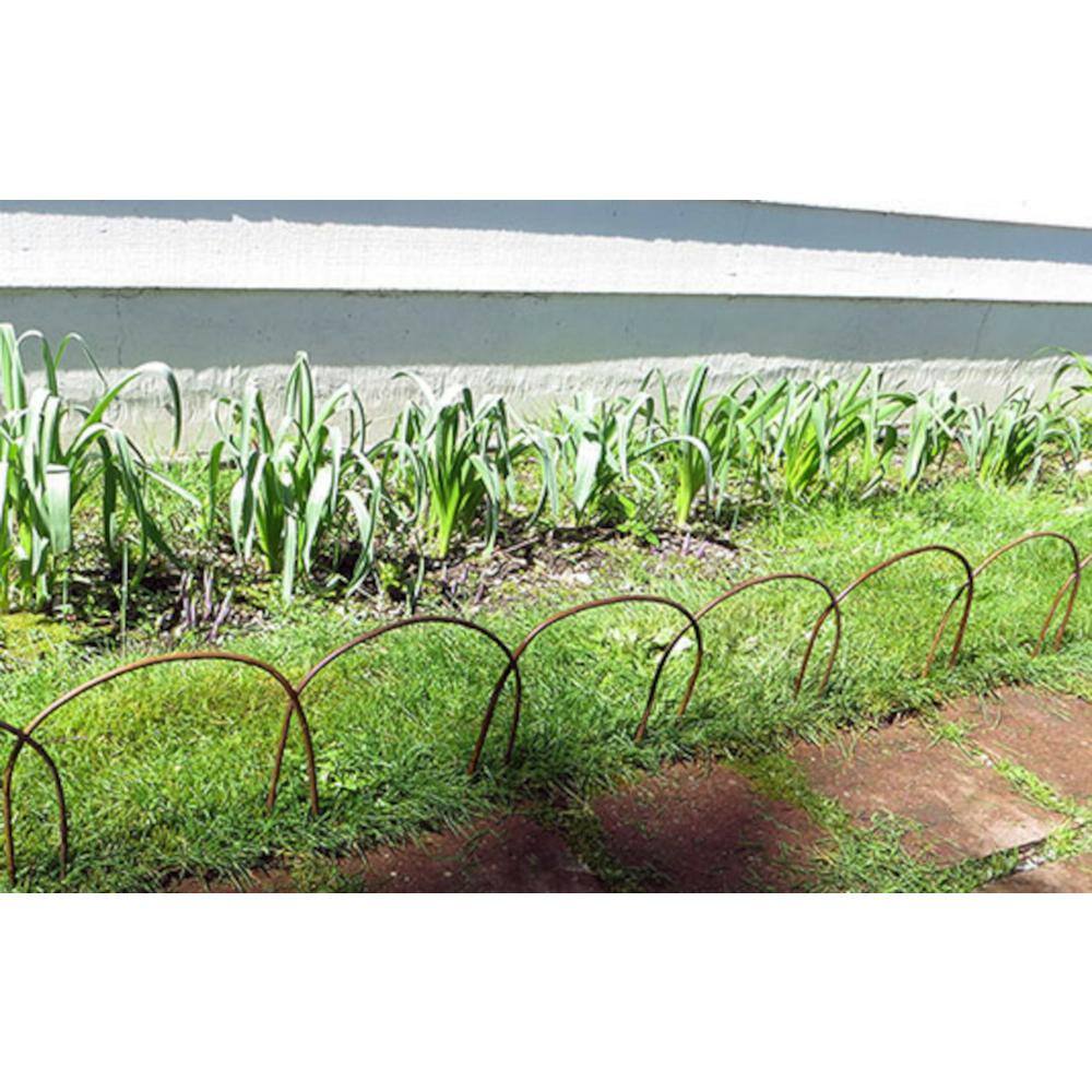 MGP 12 in. H x 10 in. W, Arch Brown Willow Border Edging (Set of 10-Pieces)