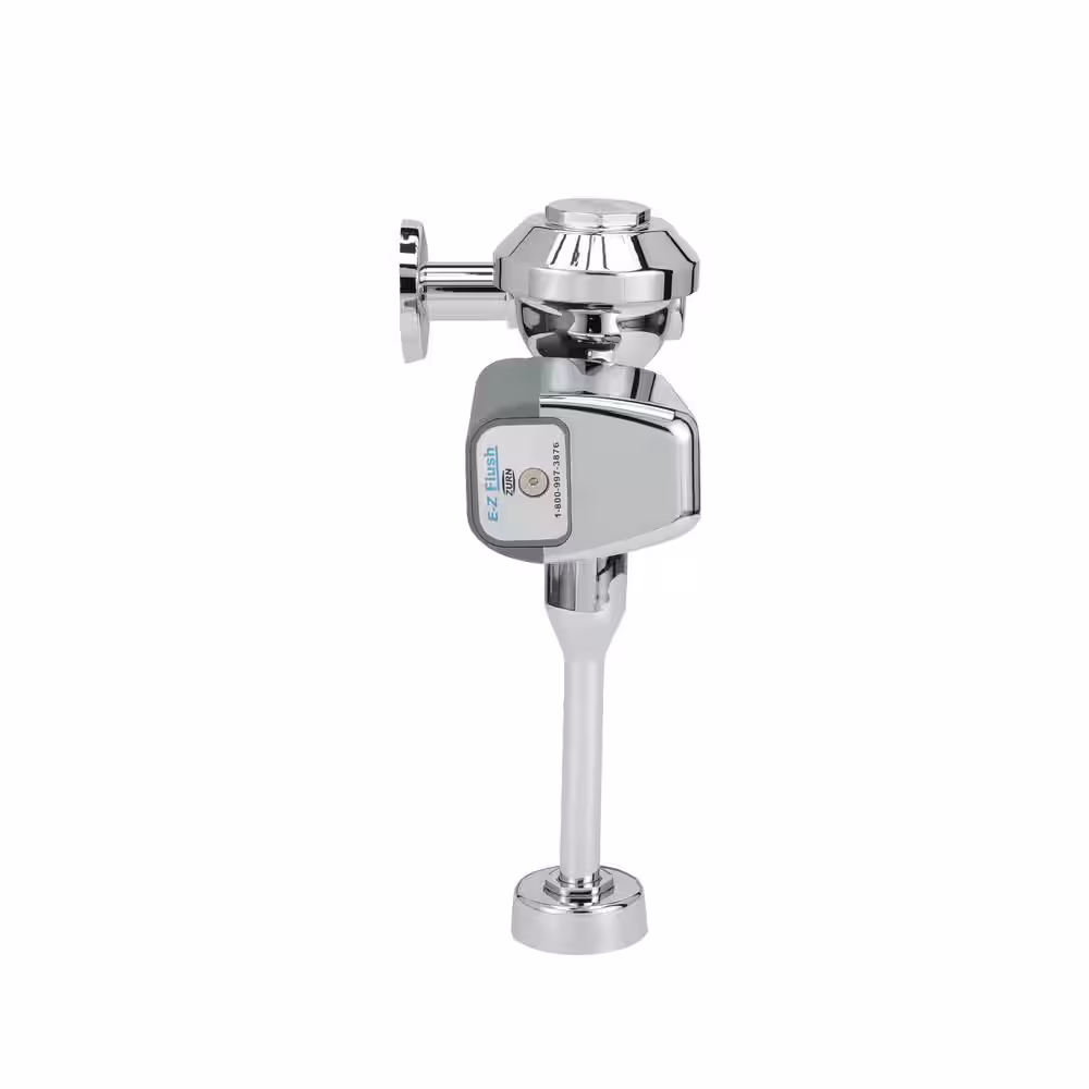 Zurn AquaSense ZER .125 GPF Sensor Flush Valve for Urinals with Impact Resistant Housing in Chrome