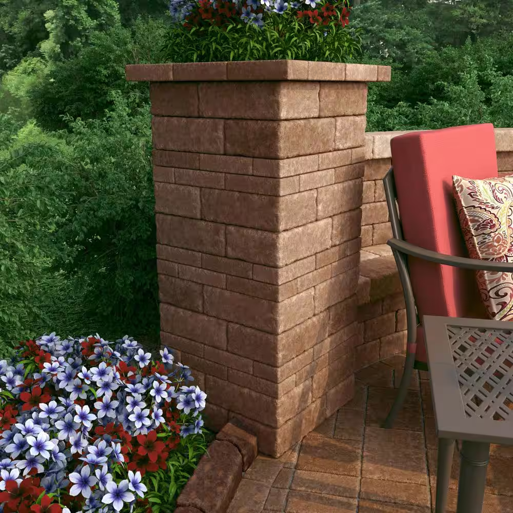 Pavestone RumbleStone Trap 3.5 in. x 10.25 in. x 7 in. Sierra Blend Concrete Garden Wall Block (120 Pcs. / 29.9 sq. ft. / Pallet)