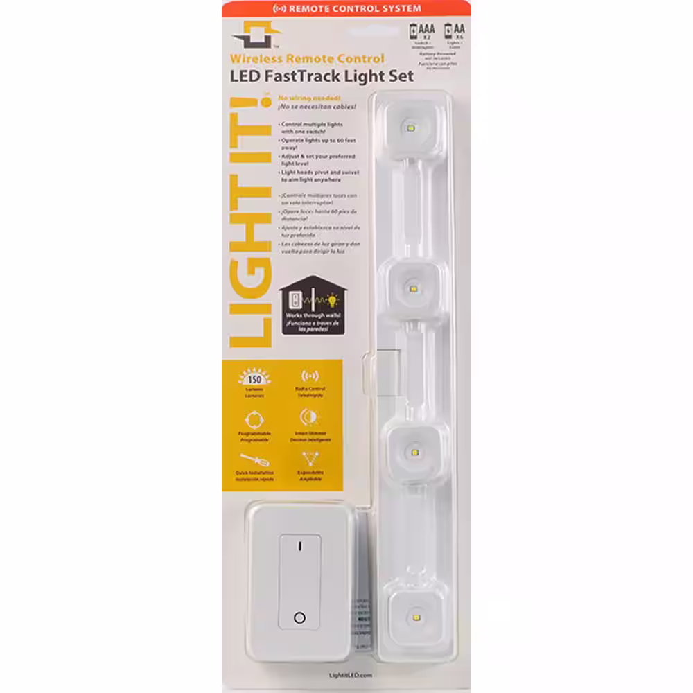 Light It! 30036-308 WRC LED Fastrack Set, White