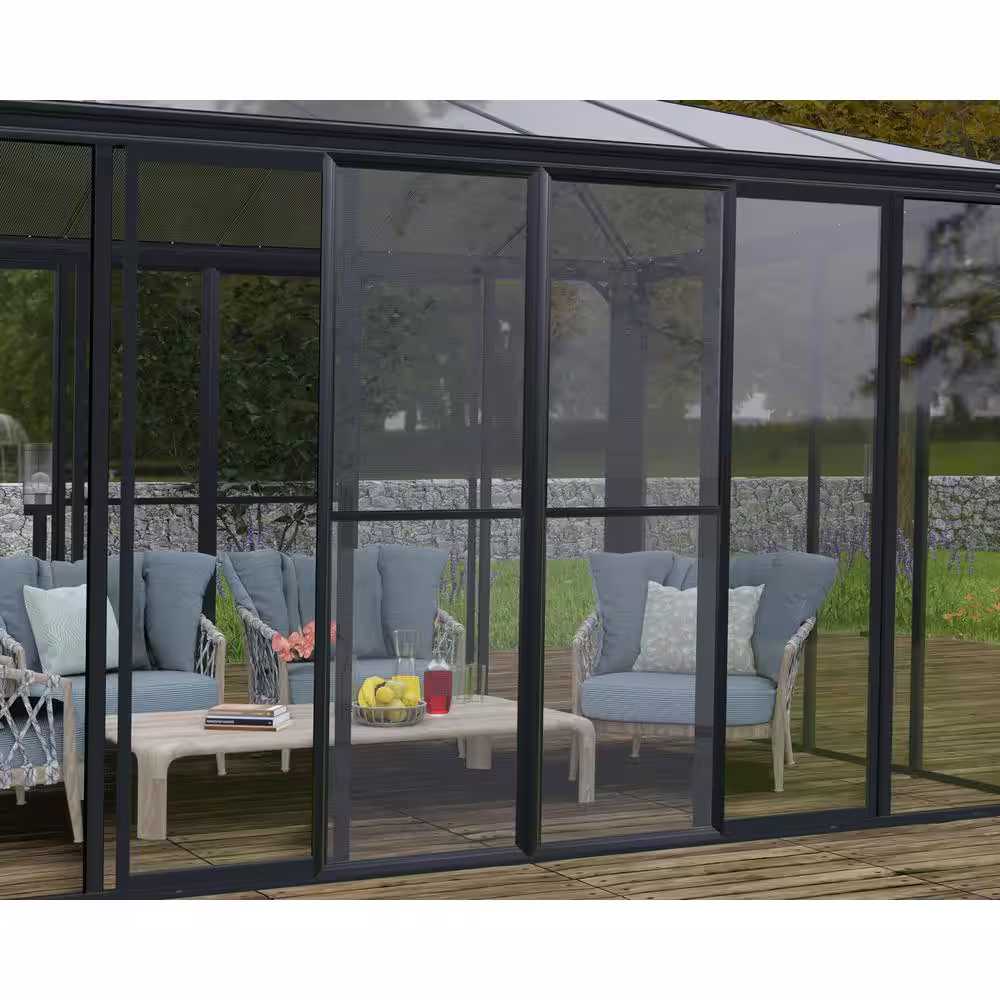 CANOPIA by PALRAM Screen Door Kit for Garda / Ledro / San Remo in Gray (2-Piece)