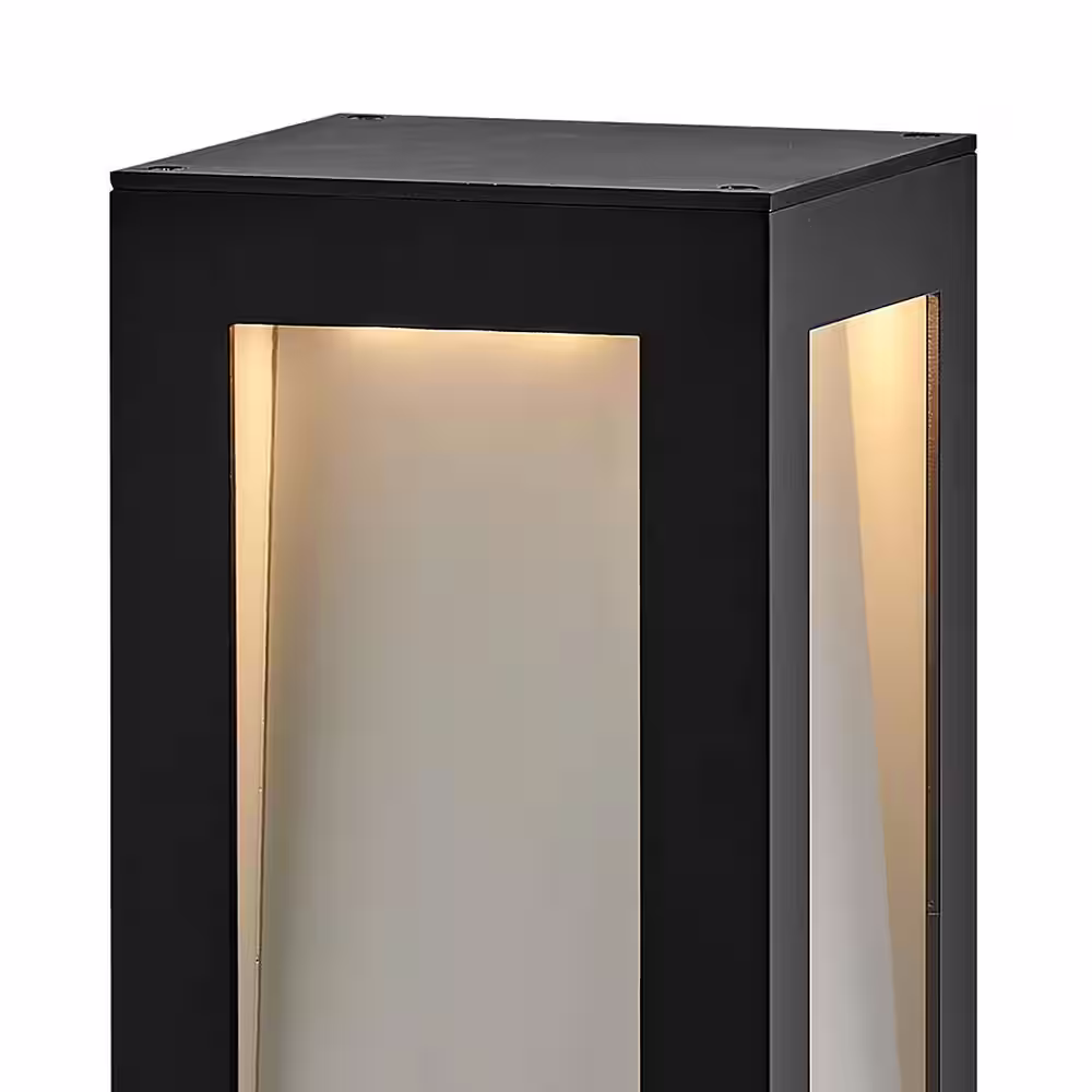 HINKLEY Taper Hardwired Black LED Bollard Light