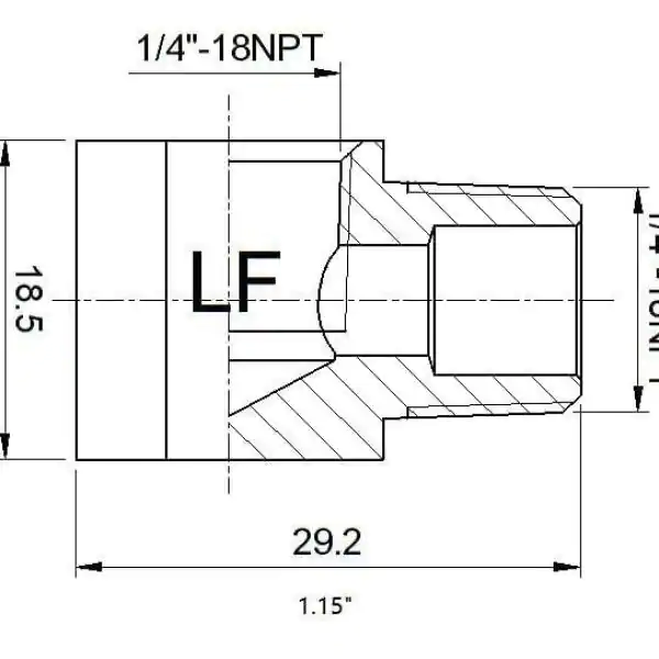 Everbilt 1/4 in. MIP x 1/4 in. FIP 90-Degree Brass Street Elbow Fitting