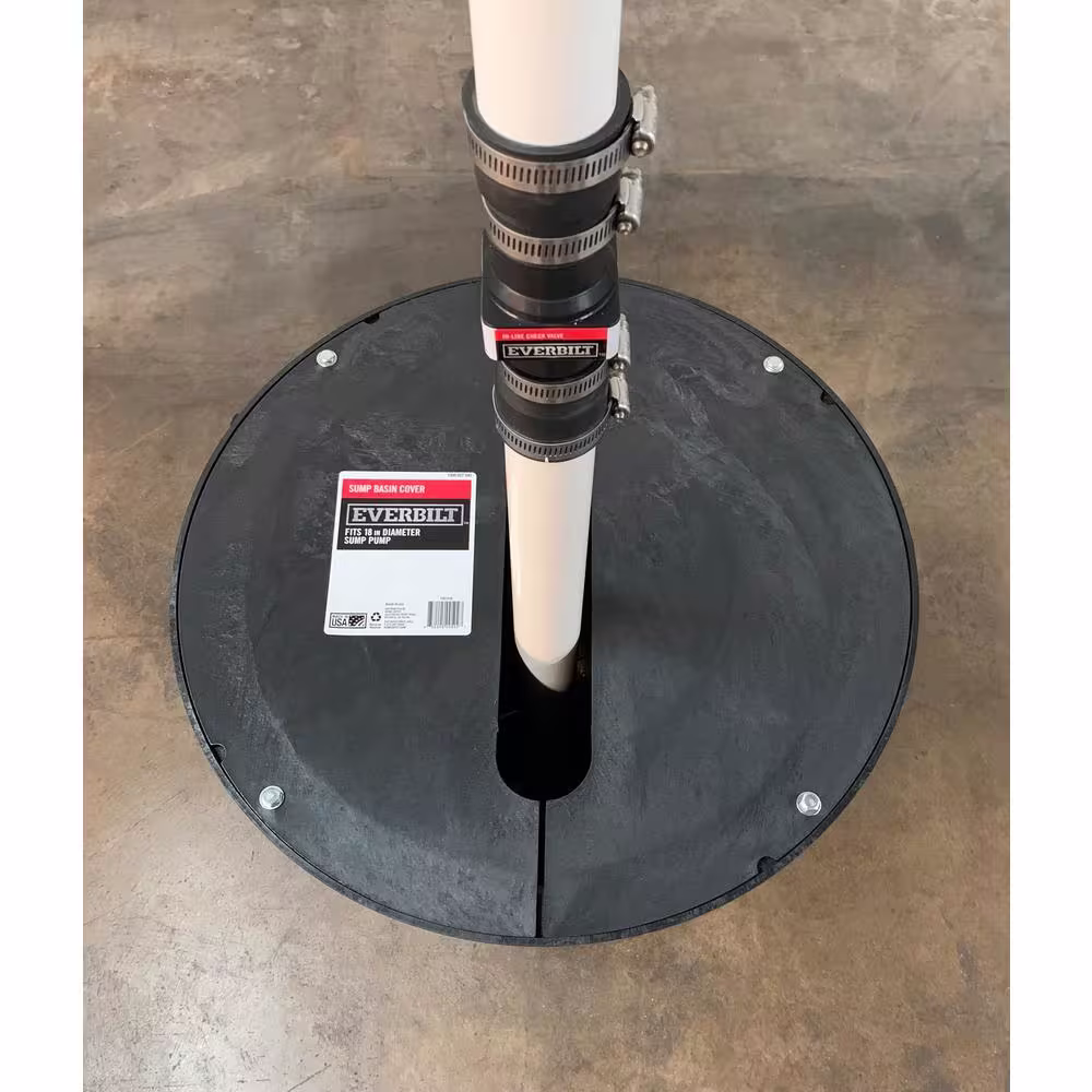 Everbilt 1-1/4 to 1-1/2 in. ABS In-Line Sump Pump Check Valve