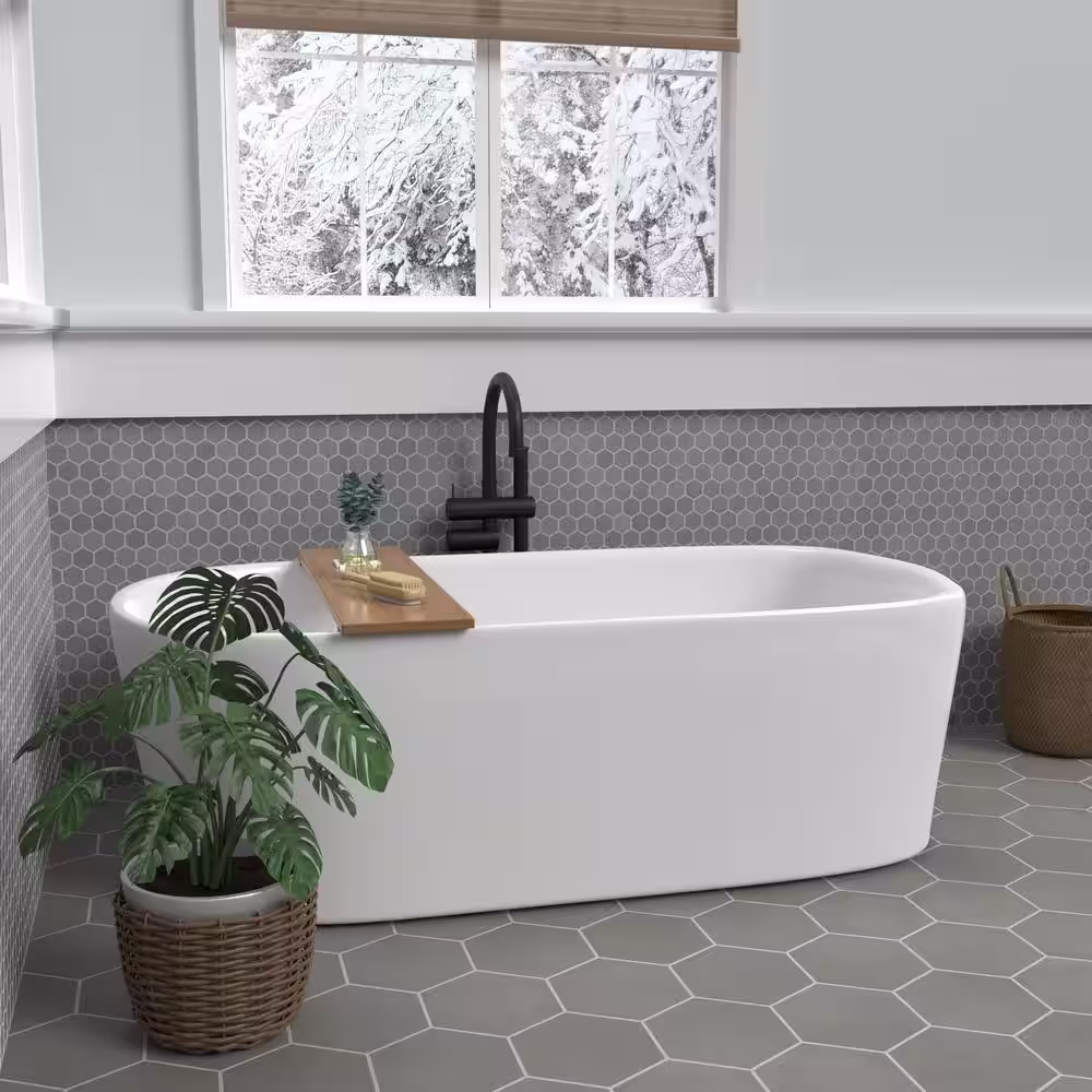 Marazzi Moroccan Concrete Gray 11 in. x 10 in. Glazed Ceramic Hexagon Mosaic Tile (0.81 sq. ft./Each)