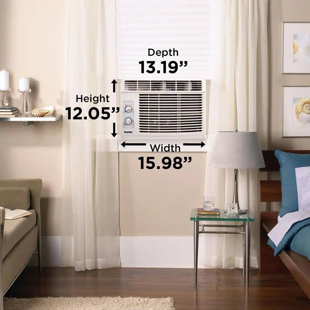 Danby 5000 BTU 150 sq.ft. Window Air Conditioner in White