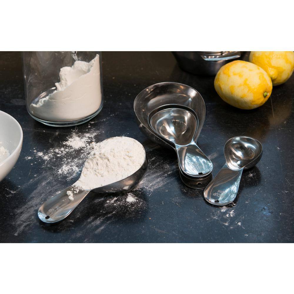 RSVP International Endurance 5-Piece Stainless Steel Measuring Cup Set