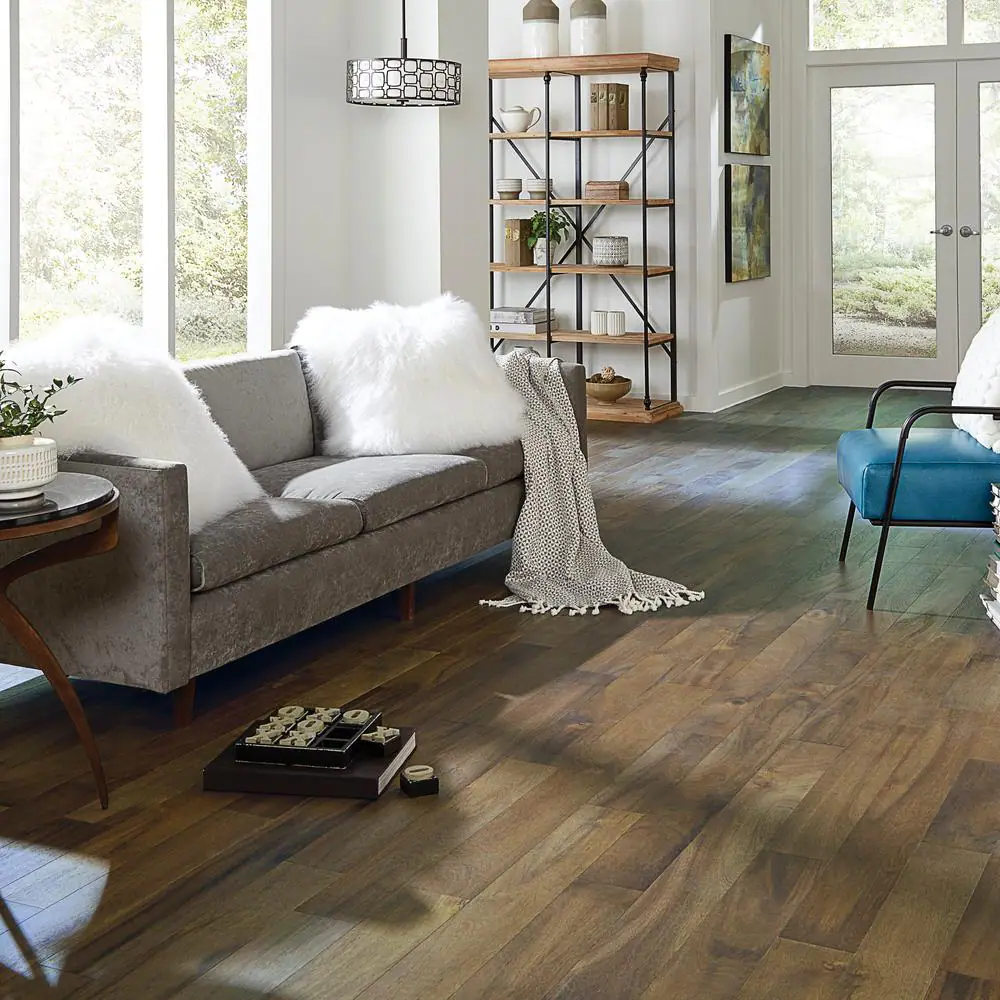 HOMELEGEND Driftwood Smooth Acacia 3/8 in. T x 5 in. W Engineered Hardwood Flooring (26.3 sqft/case)