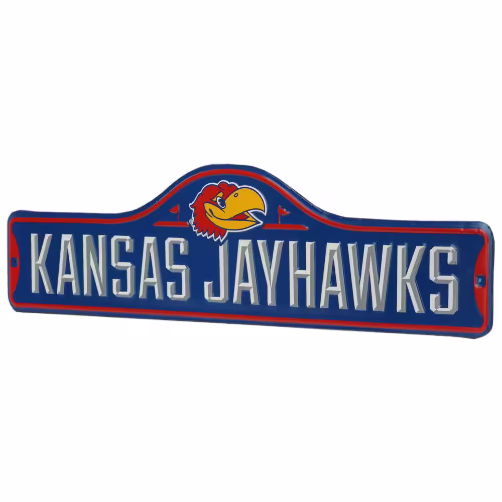 Open Road Brands University of Kansas Metal Street Sign