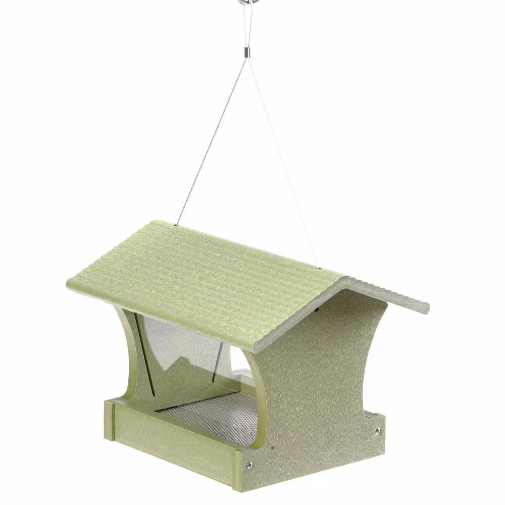 BIRDS choice 3 Qt. Green Solutions Medium Green Hopper Feeder