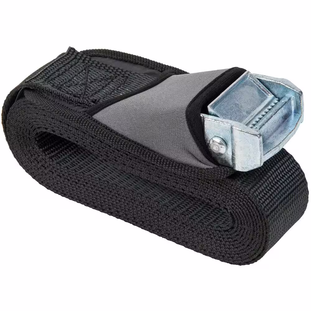 Keeper 12 ft. Lashing Strap with Neoprene Cover (2-Pack)
