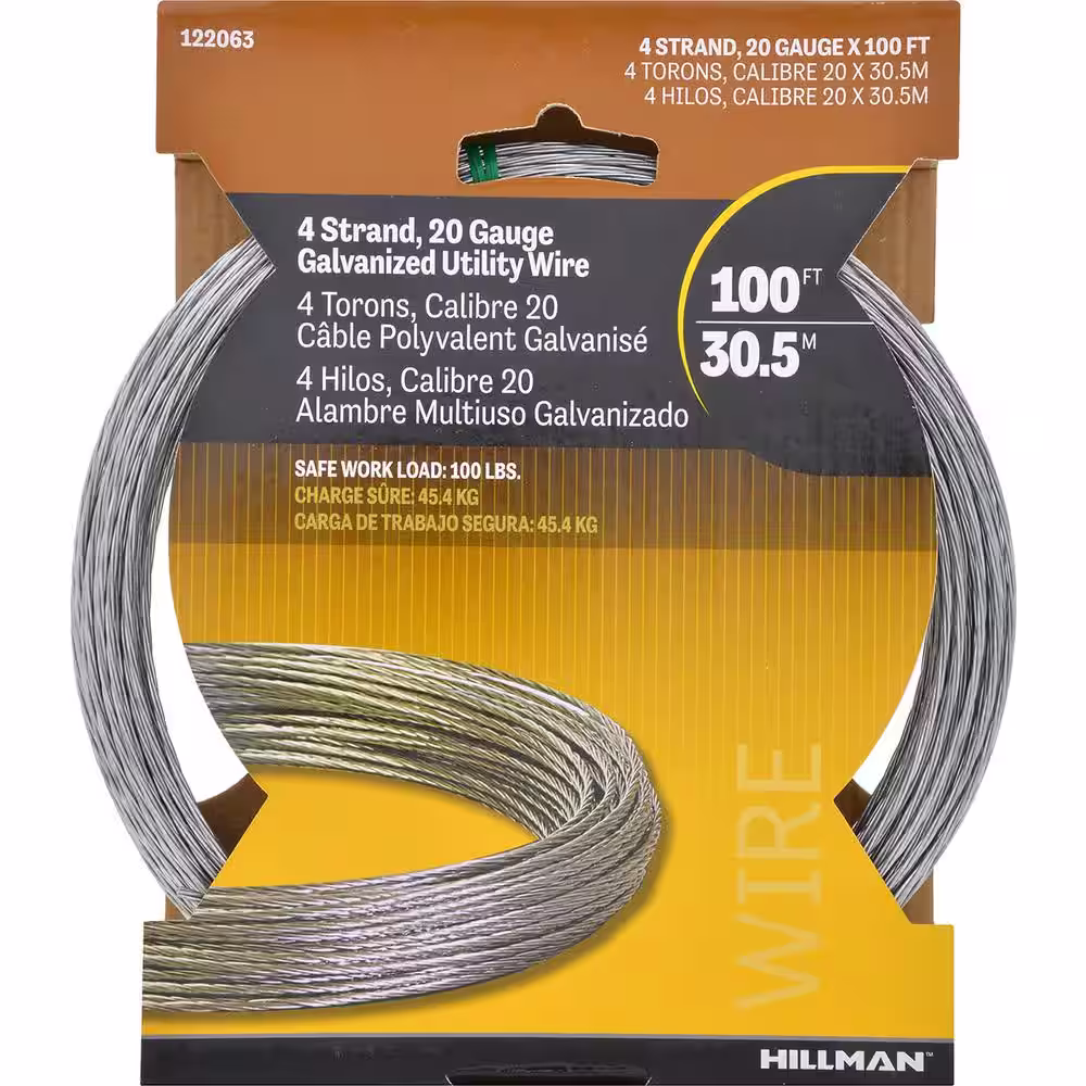 OOK 100 ft. 100 lb. 20-Gauge Multi-Purpose Wire
