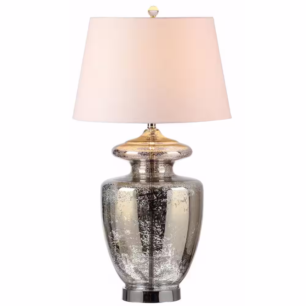 JONATHAN Y Hughes 31 in. Mercury Glass Table Lamp