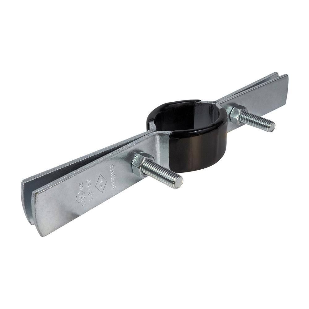 The Plumber's Choice 3 in. Riser Clamp in Plastic Coated Steel
